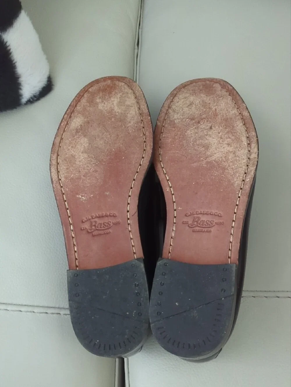G.H. Bass & Co. Men’s Black Leather Penny Loafers